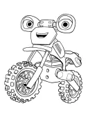 Ricky Zoom kleurplaat 6